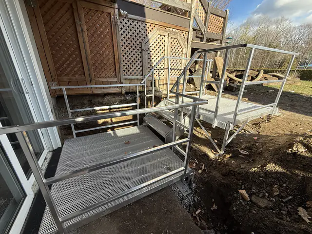 Plateforme balcon — vue intérieure