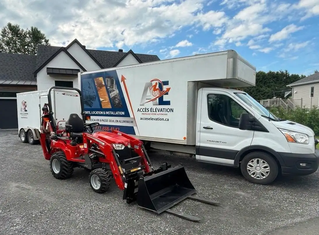 Acquisition d'un tracteur Massey Ferguson avec rétrocaveuse